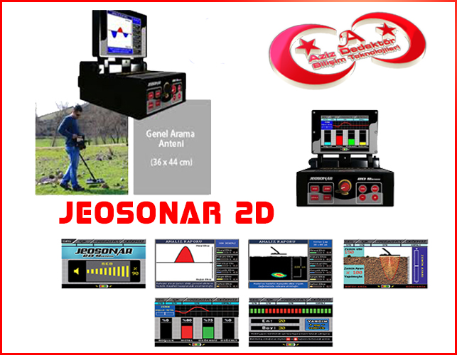 Görüntülü Dedektör Jeosonar 2d